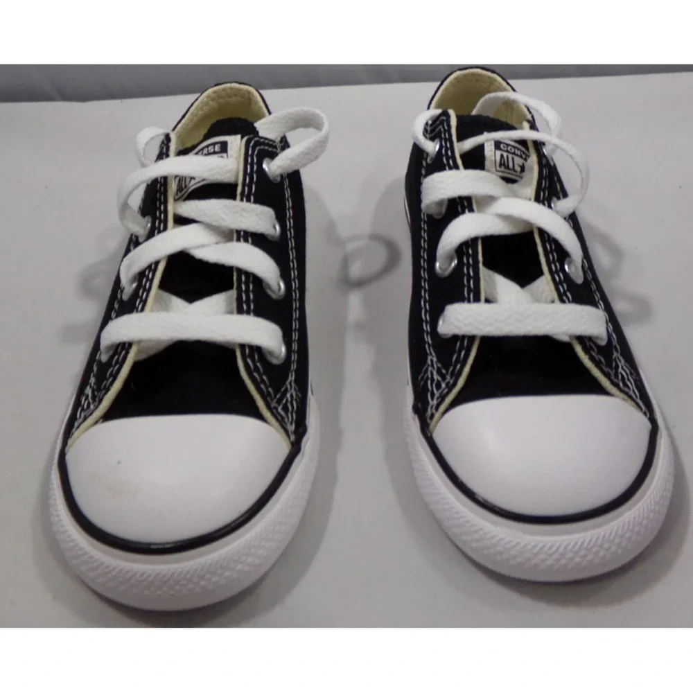 Converse Chuck Taylor All Star Low Top Sneakers Black Size 9 - Picture 5 of 7